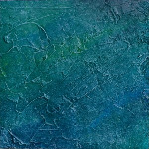 Below, acrylic on panel, 9x9, 2014